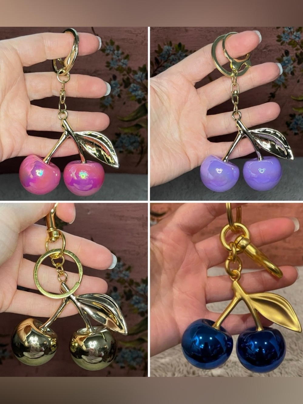 Cherry Keychain Bag Charm - Pick 1!